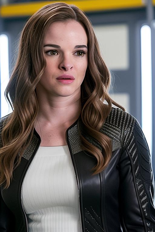 01009-1042849827-(photo realistic), photo of (DaniellePanabaker) with, long brown hair, wearing a (black intricate long jacket), in a robotics la.png